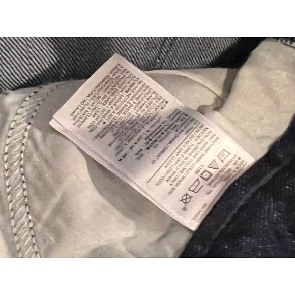 Old Navy Power Straight High Rise Jeans Distressed Secret Slim Pockets Blue W30 - Picture 9 of 9